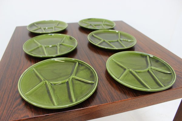 6 Gien porcelain fondue plates | Selency 6 Gien porcelain fondue plates | Selency