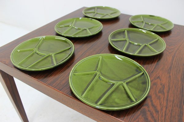 6 Gien porcelain fondue plates | Selency 6 Gien porcelain fondue plates | Selency