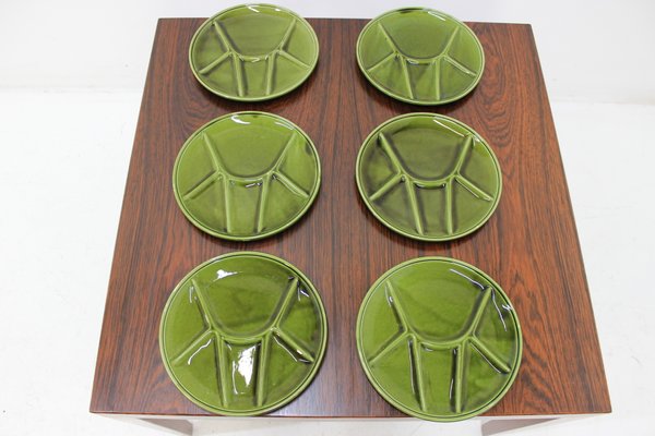 6 Gien porcelain fondue plates | Selency 6 Gien porcelain fondue plates | Selency
