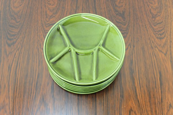 6 Gien porcelain fondue plates | Selency 6 Gien porcelain fondue plates | Selency