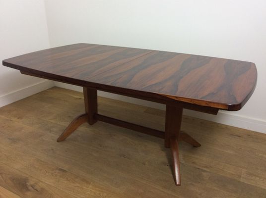 Mid Century Extendable Rosewood Table 1960s For Sale At Pamono