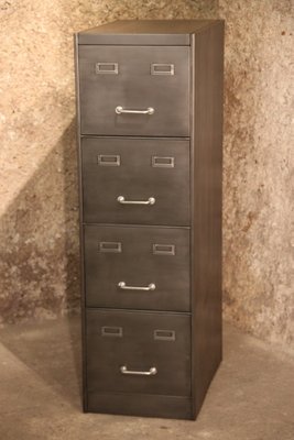 Metal Filing Cabinet From Roneo 1950s For Sale At Pamono