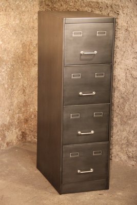Metal Filing Cabinet From Roneo 1950s For Sale At Pamono