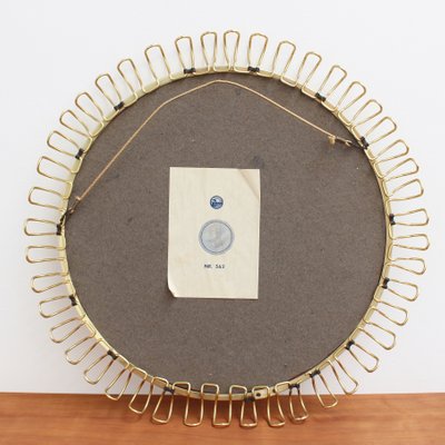 Round Wall Mirror In Brass By Josef Frank 1960s For At Pamono Round Wall Mirror In Brass By Josef