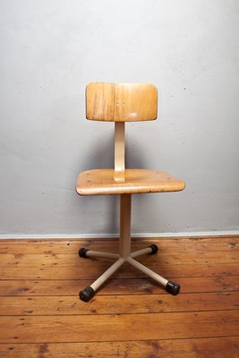 Vintage Swivel Wooden Doctor S Chair For Sale At Pamono