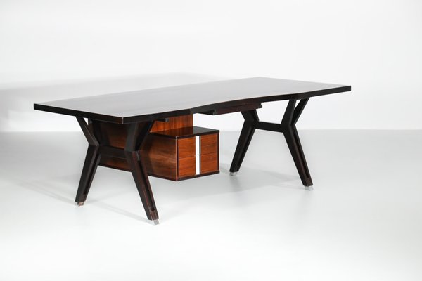 Large Vintage Desk By Ico Parisi For Mim For Sale At Pamono