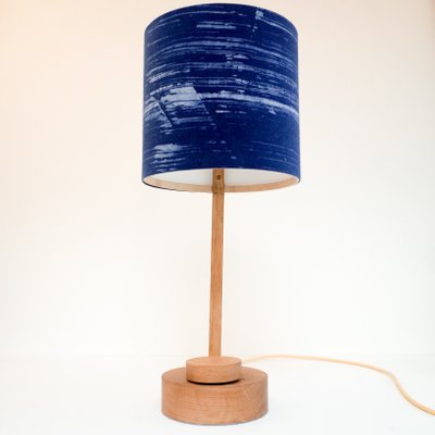Shibori Table Lamp By Joe Lyster For, Navy Table Lamp Shades Uk