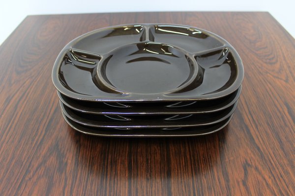 6 Gien porcelain fondue plates | Selency 6 Gien porcelain fondue plates | Selency