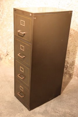 Filing Cabinet With Four Drawers From Strafor 1930s For Sale At