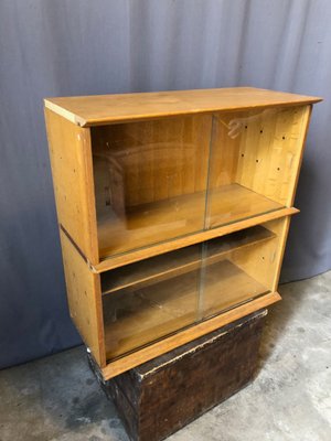 Vintage Cabinet With Glass Doors For Sale At Pamono