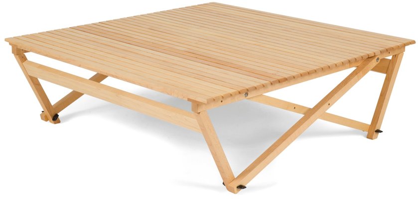 Model A6 Foldable Coffee Table By Jean Claude Duboys For Atude 1980s Model A6 Foldable Coffee Table By Jean Claude Duboys For Atude 1980s