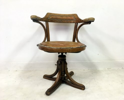 Antique Bentwood Swivel Office Chair From Josef Hofmann For At Antique Bentwood Swivel Office Chair From Josef Hofmann 2