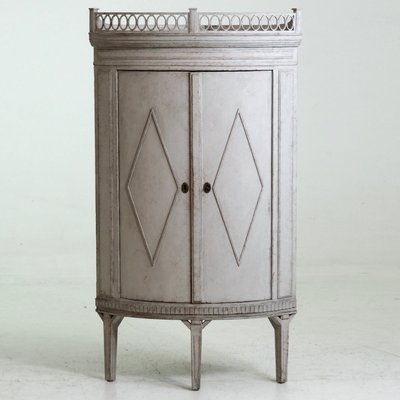 Antique Gustavian Style Corner Cabinet For At Pamono Antique Gustavian Style Corner Cabinet