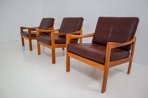 Danish Teak Armchair By Illum Wikkelso For Niels Eilersen 1960s For Sale At Pamono