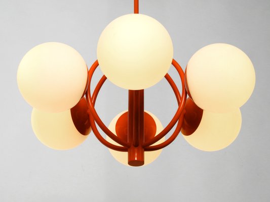 Space Age Deckenlampe Aus Metall Von Kaiser 1960er
