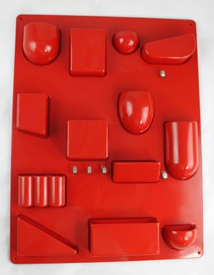ウーテンシロ2 ビンテージ レッドDesignM./Uten.Silo II Vintage Uten.Silo II Wall Shelf by Dorothee Becker for Design M