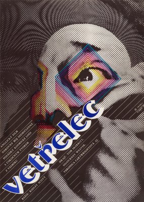 Czech Alien Film Poster by Zdenek Ziegler, 1982 for sale at Pamono