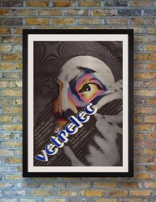 Czech Alien Film Poster by Zdenek Ziegler, 1982 for sale at Pamono