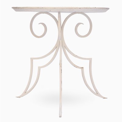 French Wrought Iron Garden Table 1940s For Sale At Pamono
