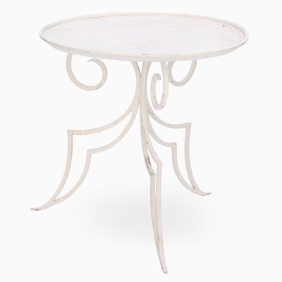 French Wrought Iron Garden Table 1940s For Sale At Pamono