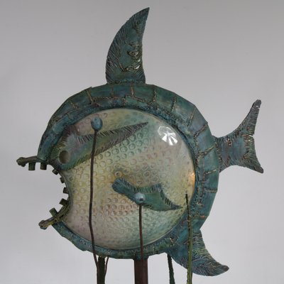 Brutalist Sculptural Floor Lamp 1960s