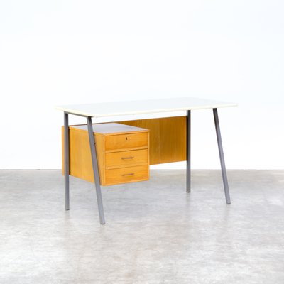 Metal And Wood Writing Desk With Formica Top 1970s For At Pamono Metal And Wood Writing Desk With Formica Top 1970s 4