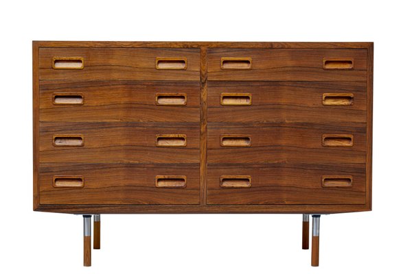 Danish Rosewood Double Chest of Drawers 1960s for sale at Pamono