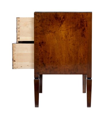 Small Mid Century Birch Decorative Chest Of Drawers Small Mid Century Birch Decorative Chest Of Drawers