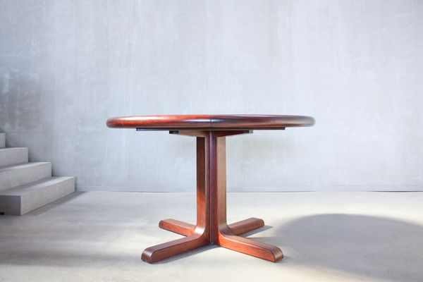 Danish Round Dining Table From Skovby 1960s