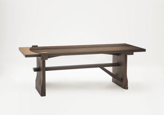 Mesa de comedor Fratino de wengué de Antonio Aricò para Editamateria ... Mesa de comedor Fratino de wengué de Antonio Aricò para Editamateria ...
