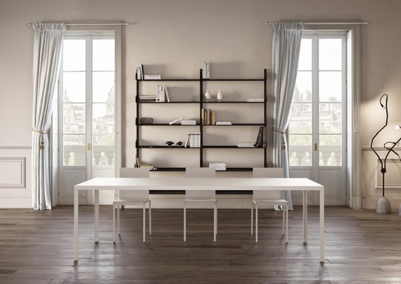 Extra large on sale white dining table