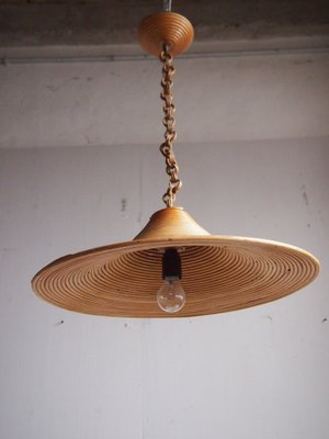 Bamboo Ceiling Lamp 1960s For Sale At Pamono