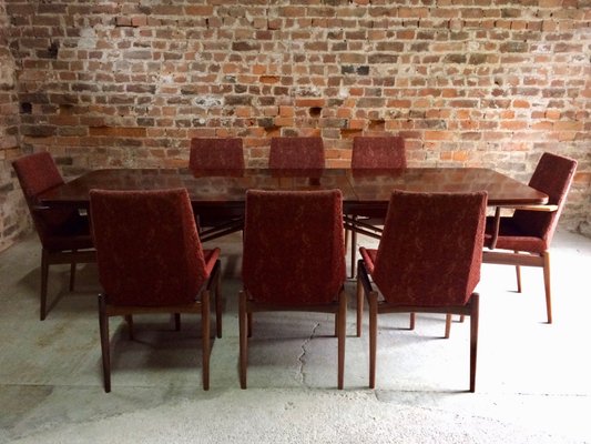Mid Century Rosewood Dining Table 8 Chairs By Robert Heritage For Archie Shine Mid Century Rosewood Dining Table 8 Chairs By Robert Heritage For Archie Shine