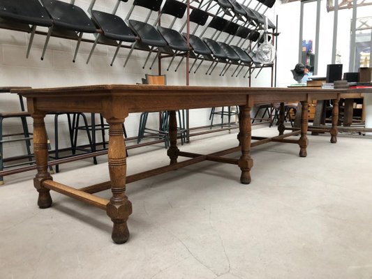 Mesa de comedor industrial vintage larga en venta en Pamono Mesa de comedor industrial vintage larga en venta en Pamono