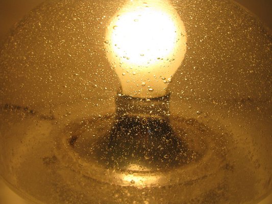Vintage Bubble Glass Ceiling Or Wall Light From Doria Leuchten