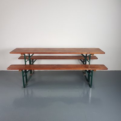 Vintage German Beer Table Benches For Sale At Pamono