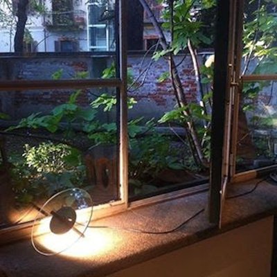 Sculptural Desk Lamp In Glass Aluminium By Daniel Rybakken For J Hill S Standard For Sale At Pamono