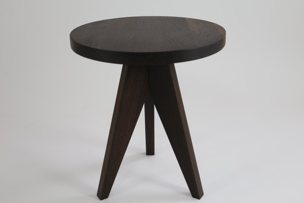 Lollipop Side Table In Dark Brown By Dejan Stanojevic For