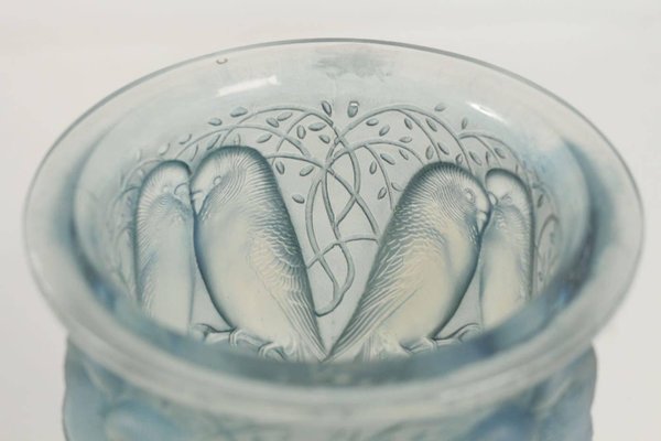 Vintage Opalescent Ceylan Vase By Rene Lalique For Sale At Pamono