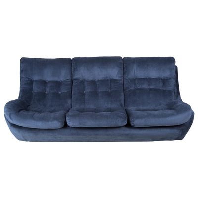 Navy Blue Velvet Atlantis Sofa 1960s For Sale At Pamono