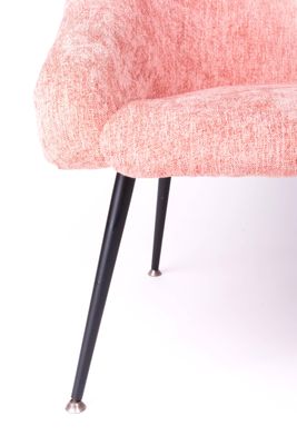baby pink armchair