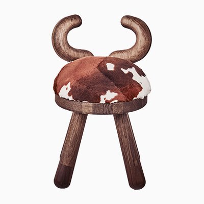 Faux cow chair best sale
