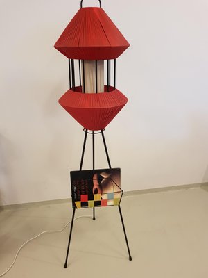 Italian Floor Lamp With Newspaper Stand 1950s For Sale At Pamono