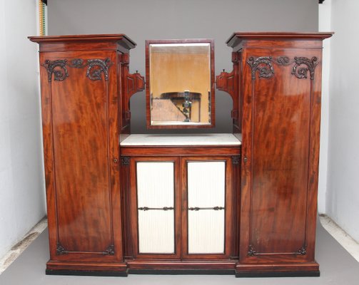 19th Century Mahogany Wardrobe For Sale At Pamono