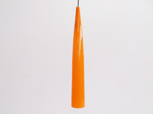 Glass Tube Pendant Light large glass tube pendant lamp by alessandro pianon for vistosi 1960s 1