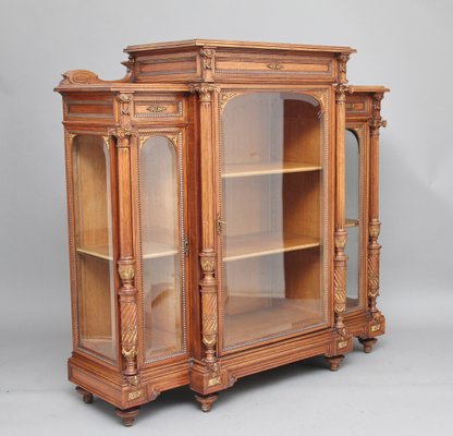 French Walnut Display Cabinet 1880s For Sale At Pamono