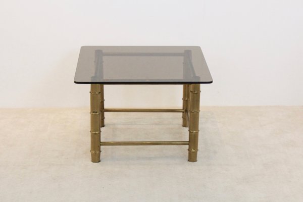Faux Bamboo Brass Side Table 1960s For Sale At Pamono