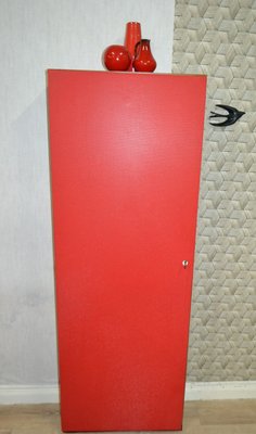 Vintage Red Shoe Cabinet 1960s For Sale At Pamono