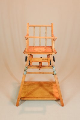 Holzerner Hochstuhl Tisch 1900er Bei Pamono Kaufen