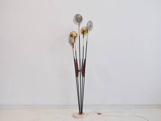 Floor lamp with sales five lights